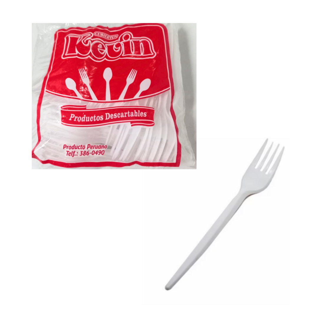 TENEDOR PEQUEÑA N°6 - COLOR BLANCO