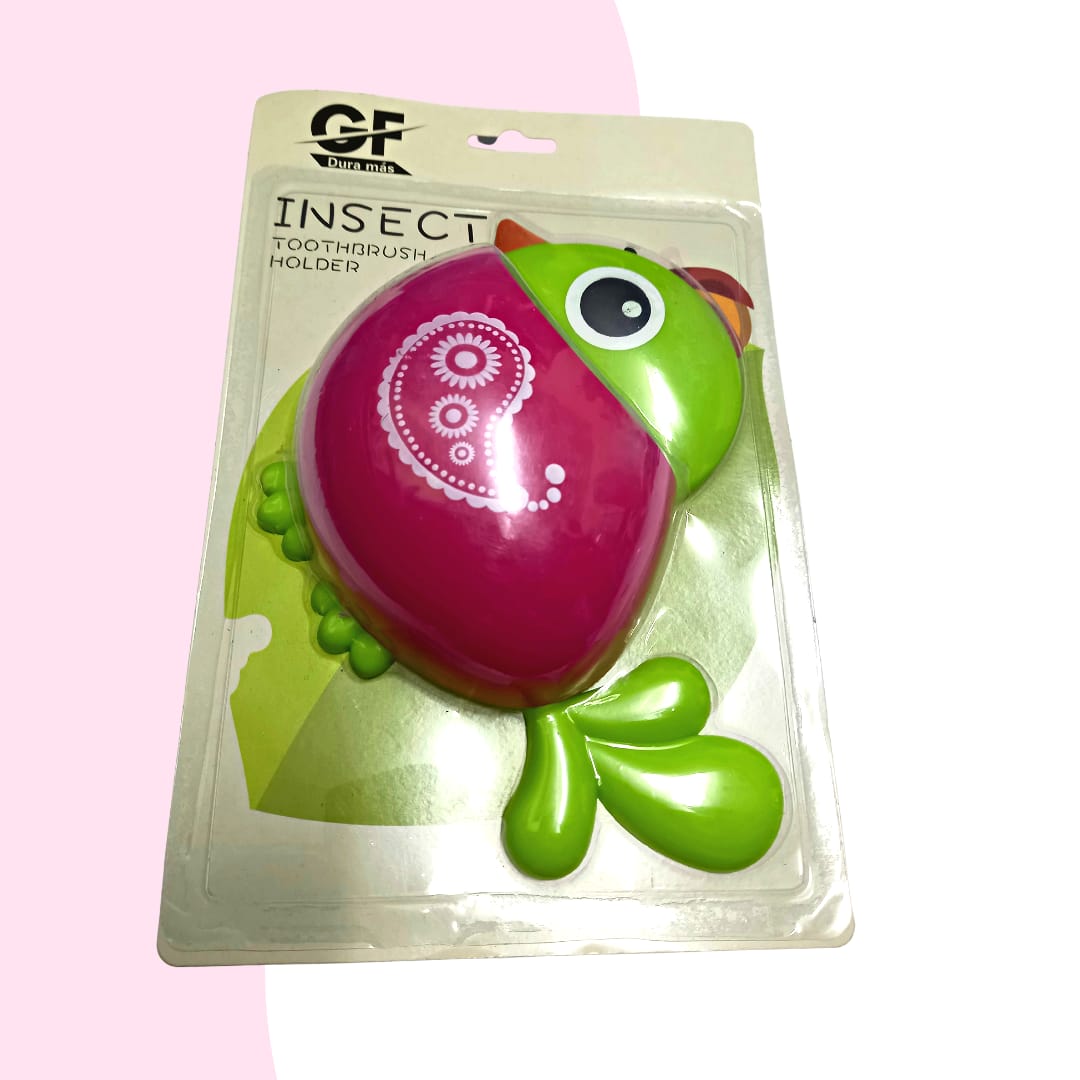 PORTA CEPILLO ROSADO